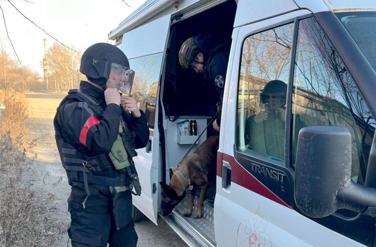 На Сахалине в антитеррористическом учении приняли участие росгвардейцы